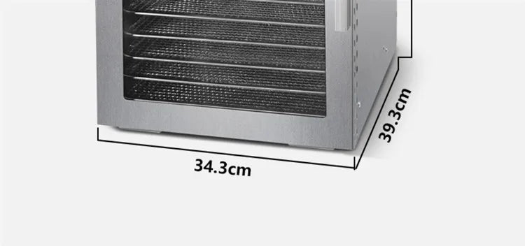 14 Trays Food Dehydrator Fruit dryer Stainless Steel Machine  1200W Household Vegetables Fruit Dryer with Digital Timer for Home