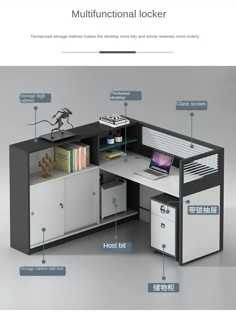 office furniture workstation modern furniture simple fashion workstation table office staff  workstation desk
