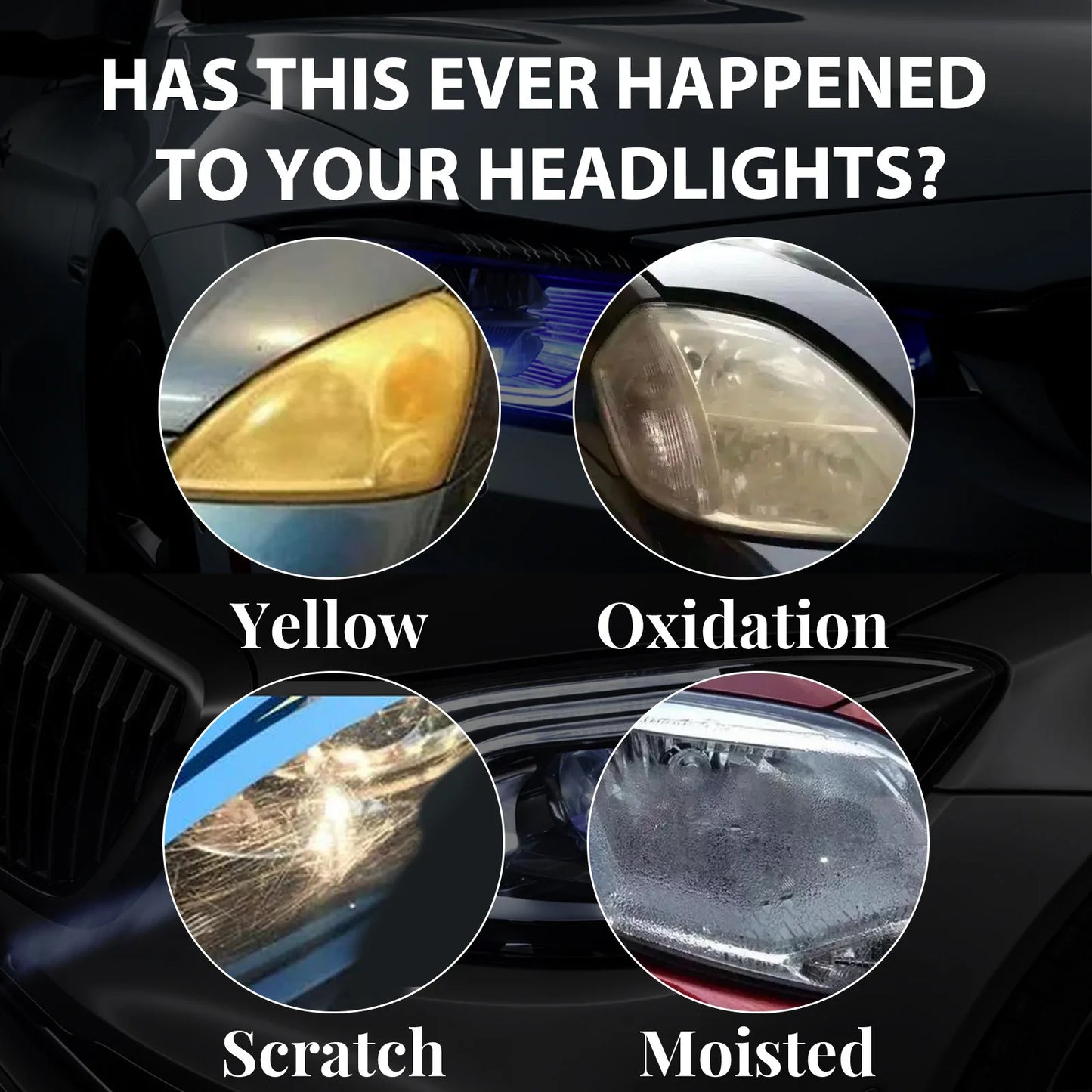 Car Headlight Polishing Agent Scratch Remover Repair Fluid Headlight Restoration And Renewal Polish Liquid Kit Auto Accessories