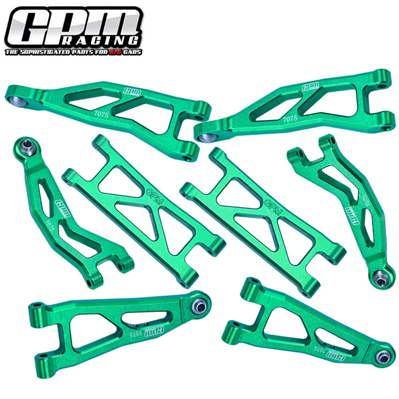 GPM Alu 7075 Front & Rear Suspension Arms Set For ARRMA 1/18 Granite Grom Typhon