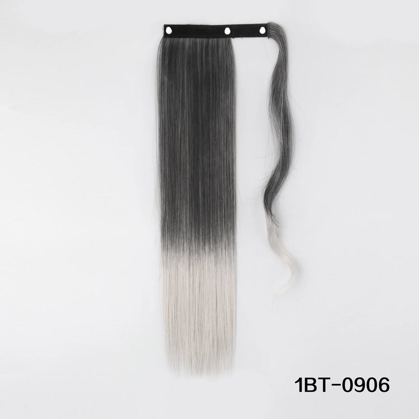 MERISIHAIR Synthetic 22 34 inches Long Straight Ponytail Extensions Heat Resisting Ponytail Brown Blonde Hair Women