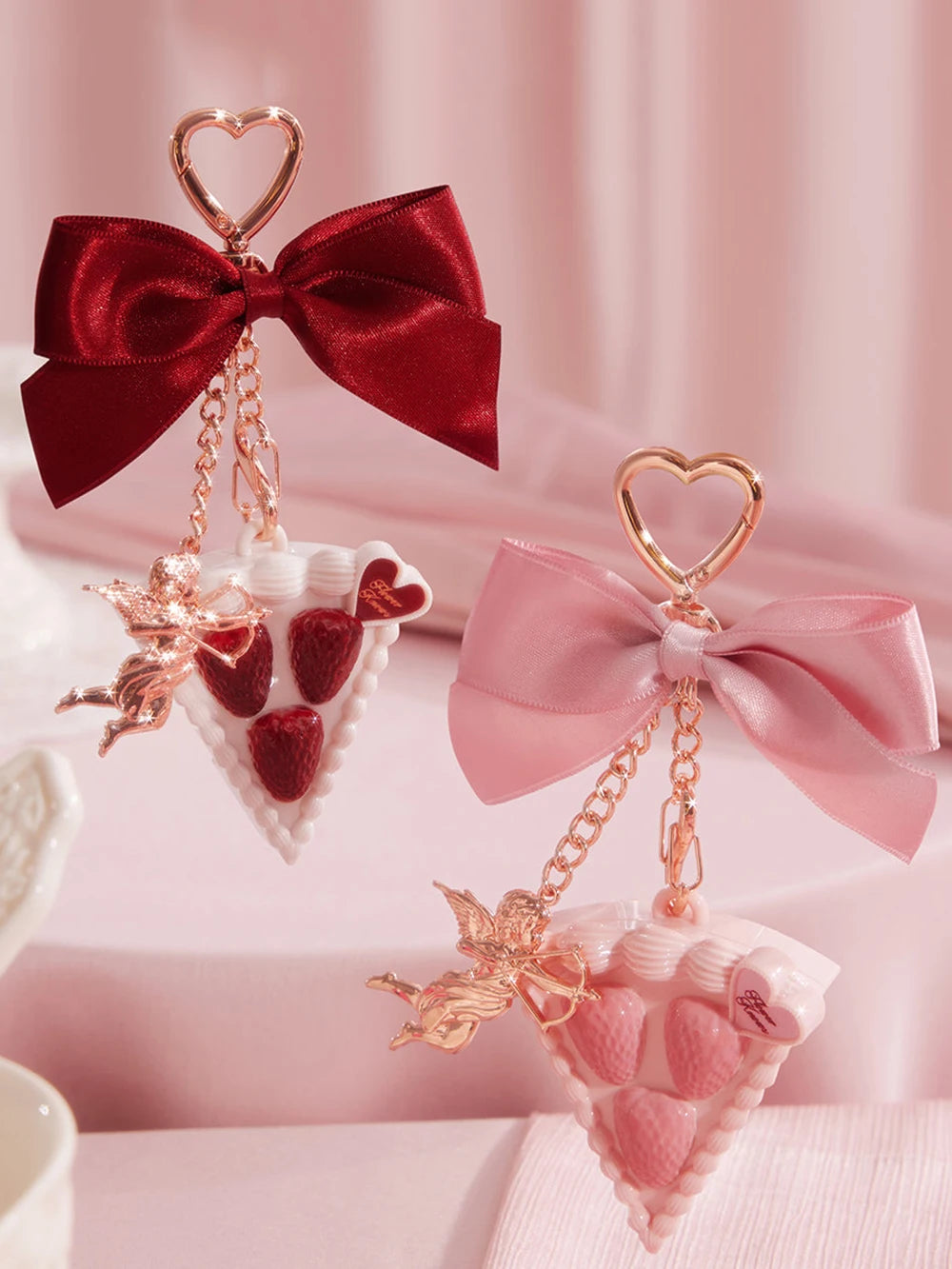 Flower Knows Lipstick Solid Perfume Mascara Set, Long-Lasting Fragrance, Gift for Women