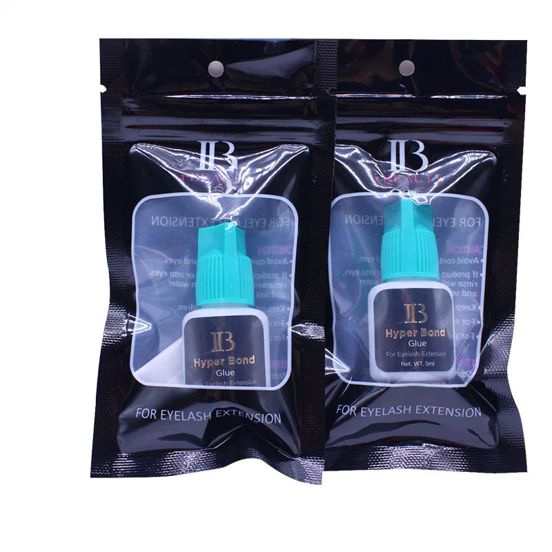 2/5/10Pcs Ibeauty Hyper Bond Individual Cyan Cap 5ml Quick Drying 6 Weeks Lasting Strong Lashes Adhesive From Korea Makeup Tool