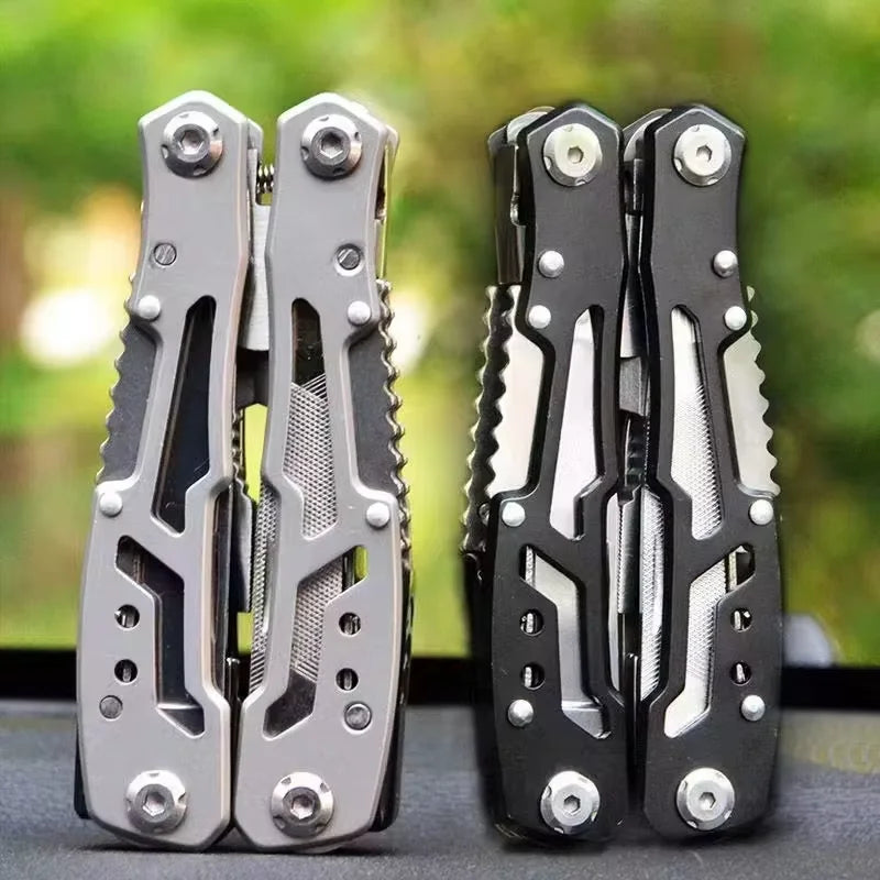 Outdoor Multitool Camping Portable Stainless Steel Edc Folding Multifunction Tools Emergency survival Knife Pliers