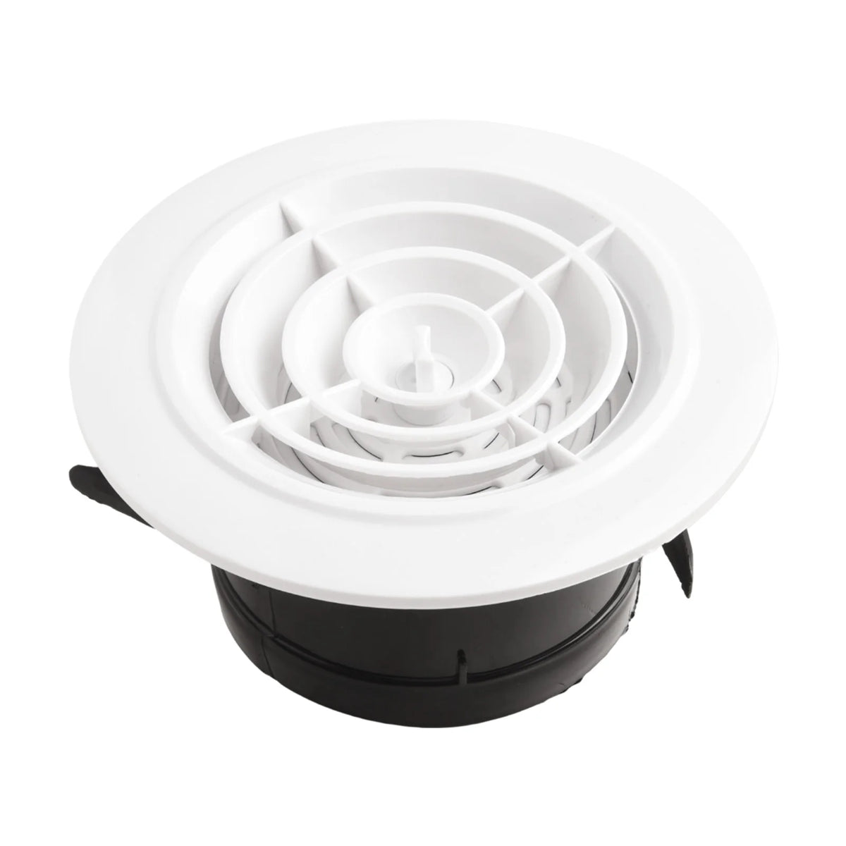1pc Vent Grill For Hole 75-200mm Round Adjustable Wall Interior Vent Ventilation Grille Cover Exterior Wall Ducting Ventilation