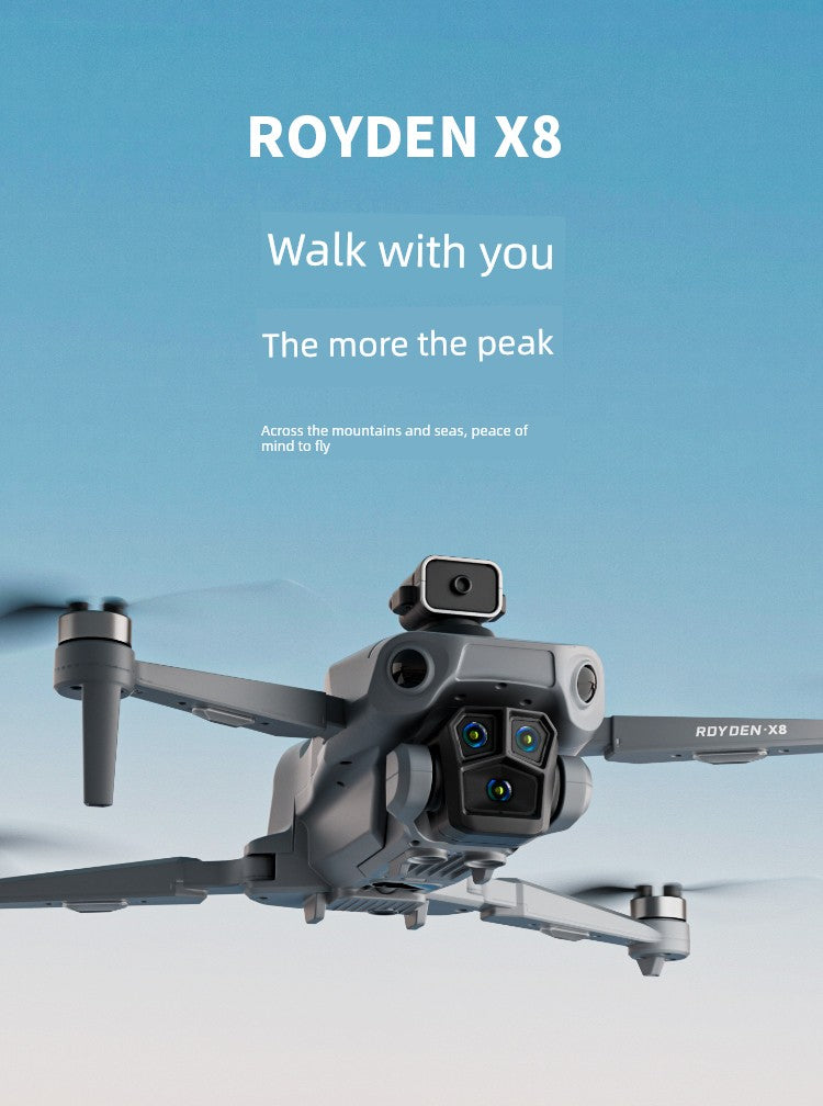 2025 New Arrival Remote Control Aircraft Kids UAV Toy Professional HD Aerial Photography Primary School Student Small Aircraft