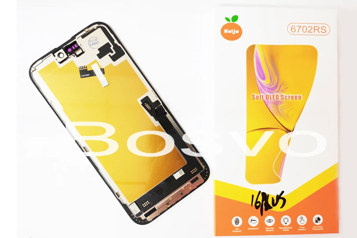 Wholesale 5 Pieces / Lot For iPhone 12 13 14 15 16 17 Pro Max Screen Display Lcd With Touch For iPhone 14 15 16 Plus RJ OLED