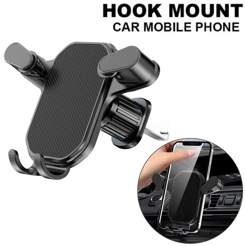 Universal Gravity Car Cell Phone Holder Mobile Phone Stand GPS Navigation Support Car Air Vent Mount Bracket For iPhone Realme