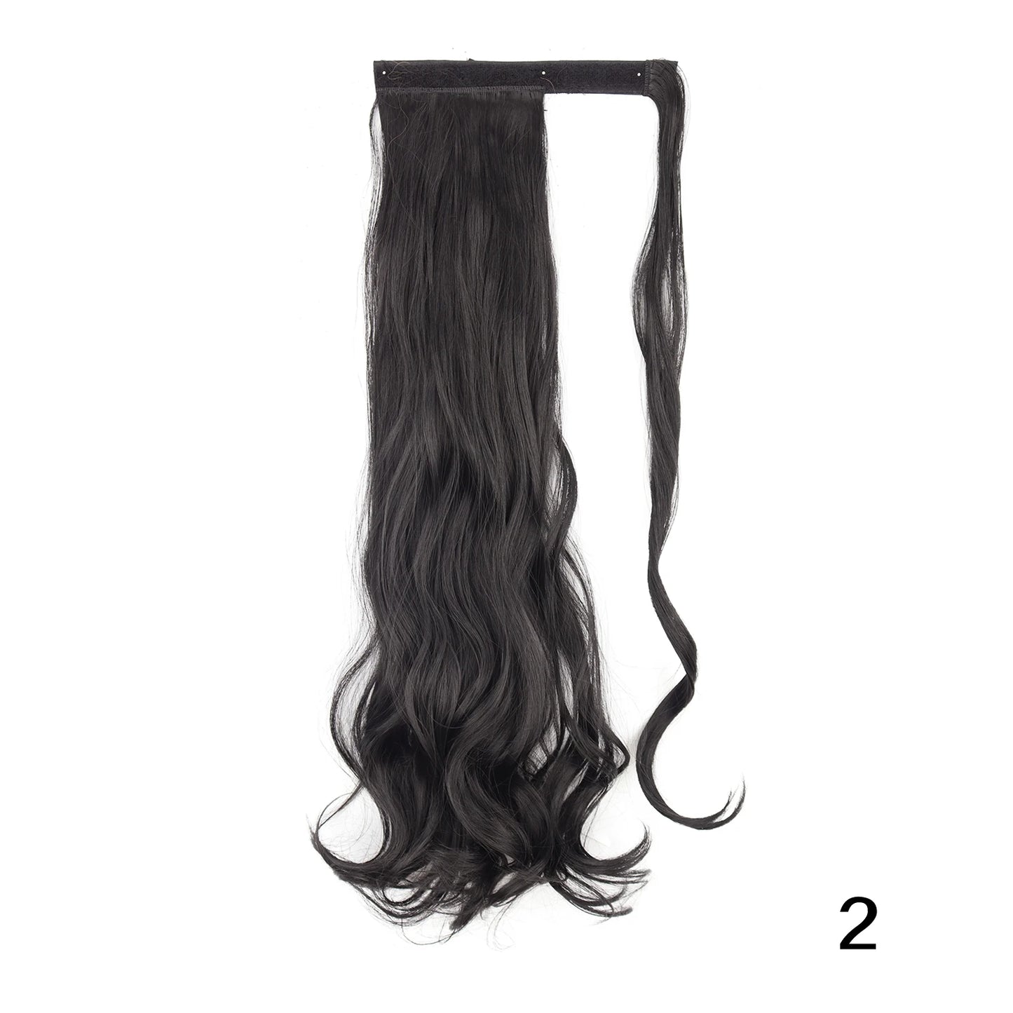 MERISIHAIR Synthetic 22 34 inches Long Straight Ponytail Extensions Heat Resisting Ponytail Brown Blonde Hair Women