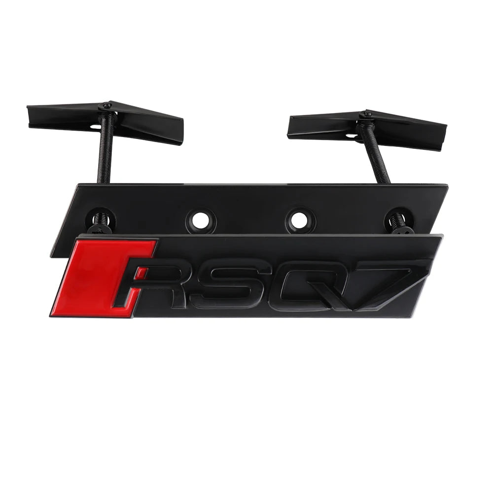 Car Styling Front Grille Emblem Decoration Sticker Auto Modification Accessories For Audi SQ3 SQ4 SQ5 SQ6 SQ7 SQ8 RSQ3 RSQ5 RSQ7