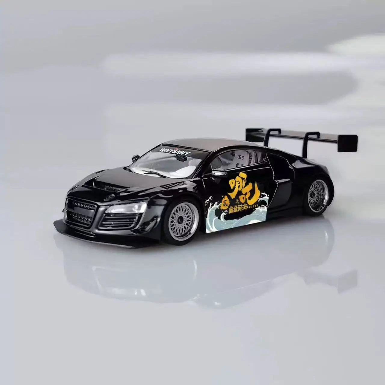 LMF 1:64 R8 LMS Ultra Racing alloy car model