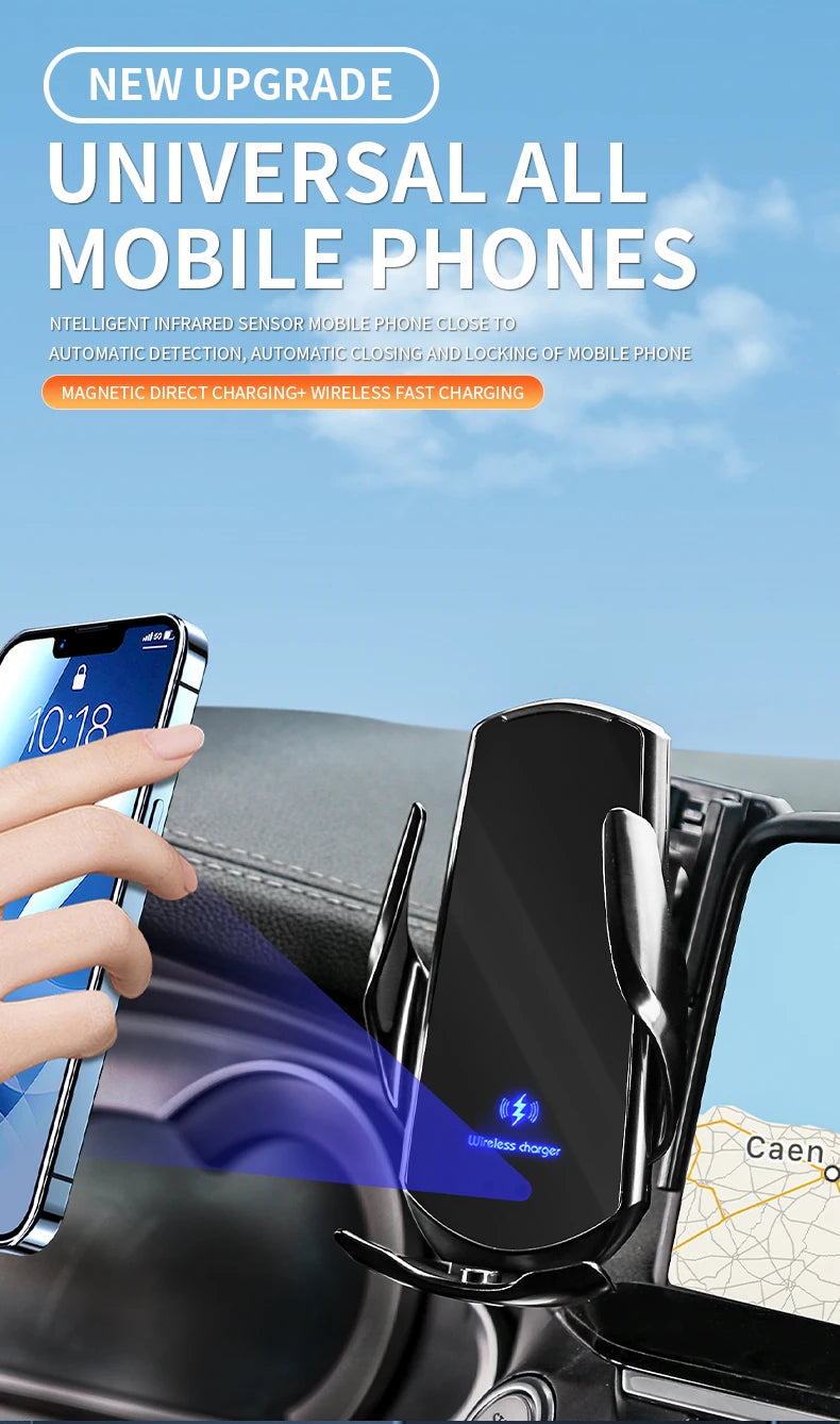 For Honda e:NP2 2024 Screen Panel Fixed Base Car Phone Holder Wireless Charging Bracket Gravity Stand Car Accessories
