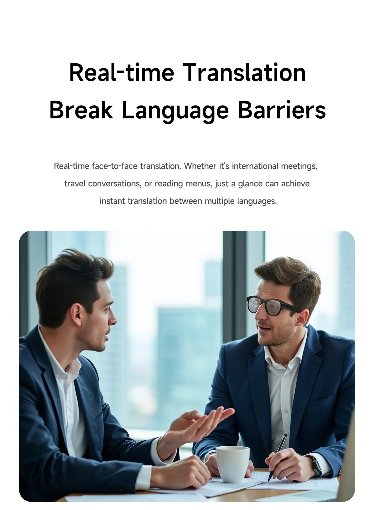 2025 200W HD Smart Glasses With AI Camera For Voice Calls And Translation High-definition Photography Video Recording Sunglasses