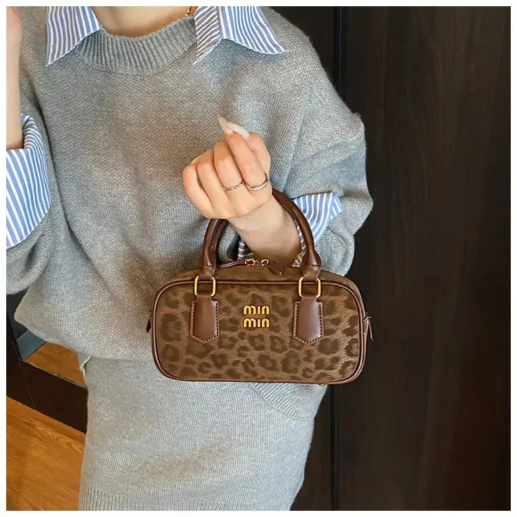 Women's Square Leather Satchel Handbag | Tote Shoulder Crossbody Purse & Diaper Bag