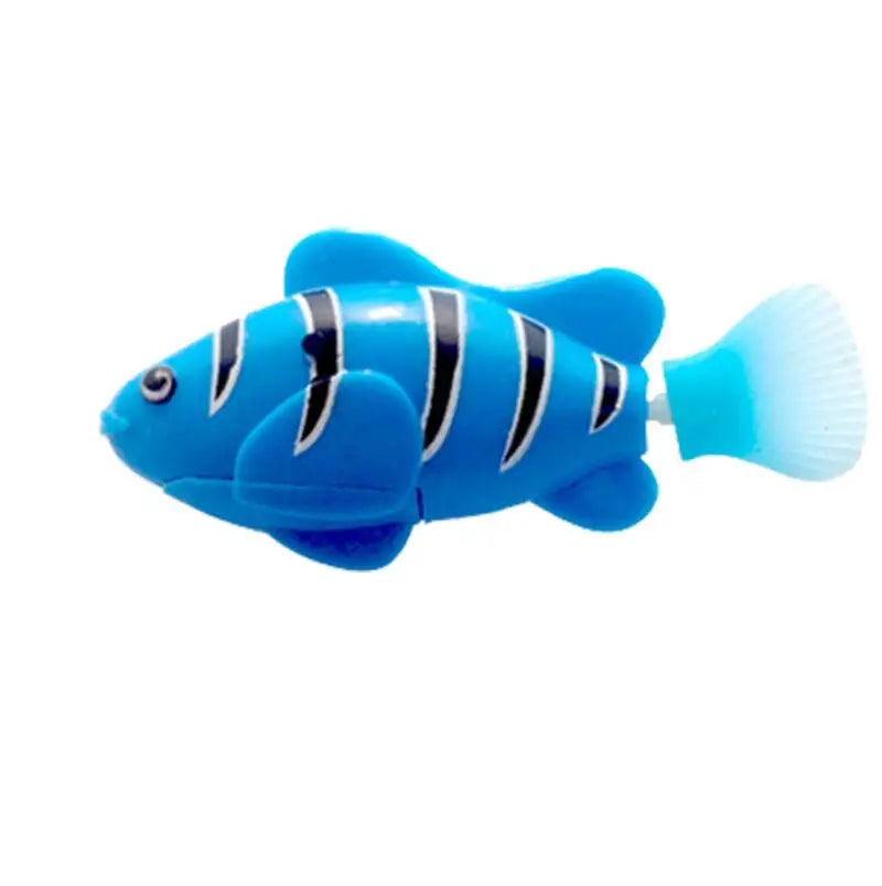 Flash Swimming Electronic Pet Fish Bath Toys for Children Kids Bathtub Battery Powered Swim Fishing Tank Decoration