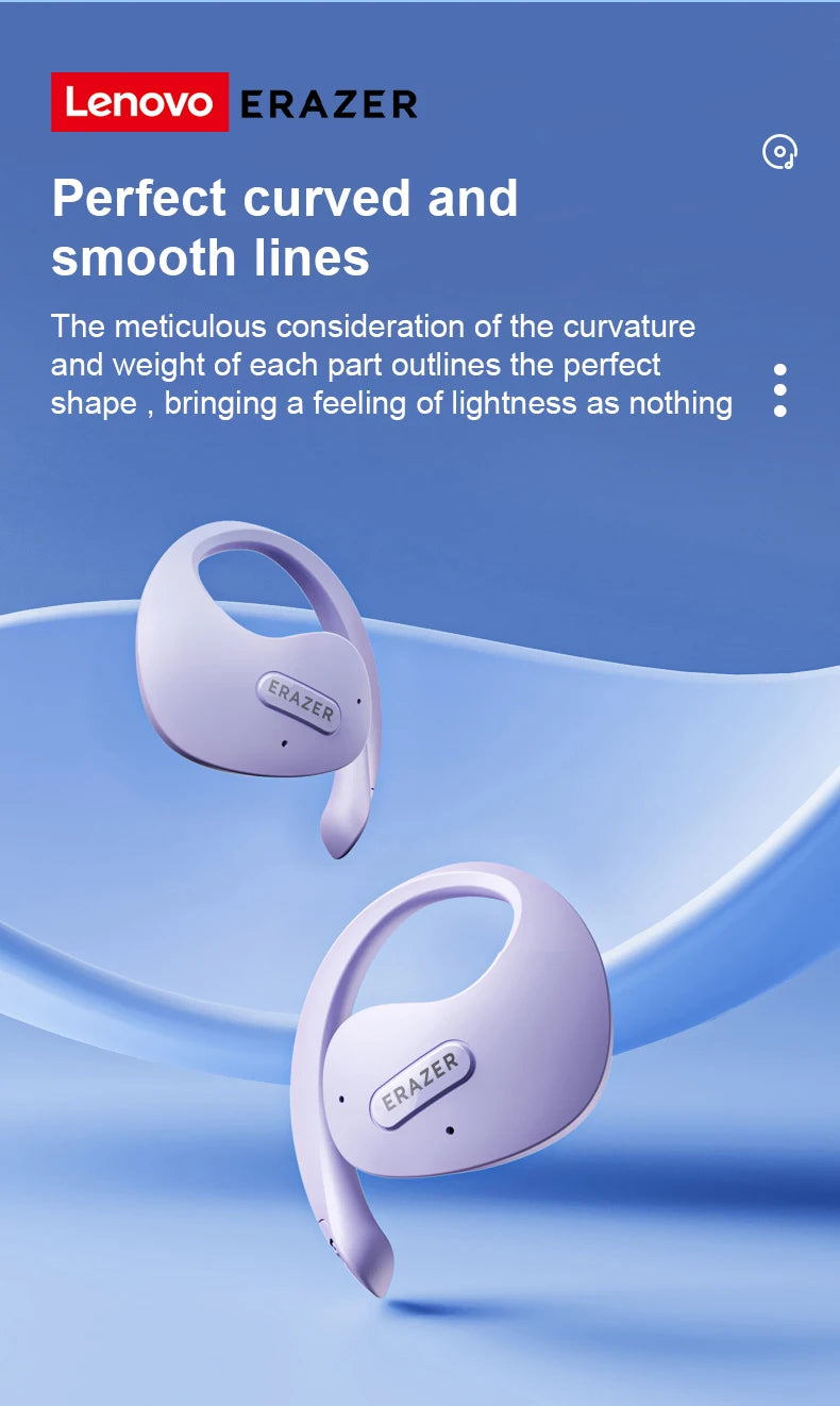 MINISO X15 pro Bluetooth 5.4 Earphones Erazer X15 Sports Wireless Headphones Noise Reduction HD Call Lenovo Earbuds with Mic