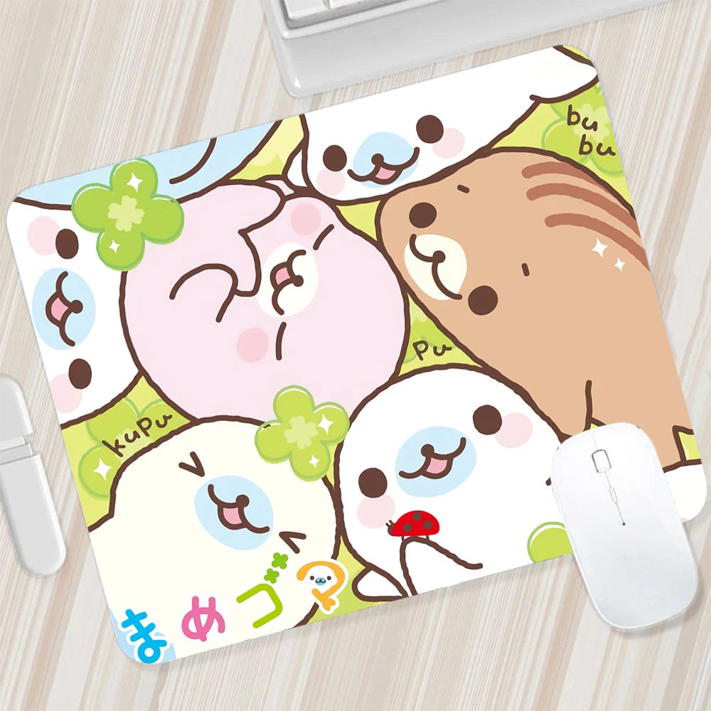 Japanese Cute Mamegoma Small Mouse Pad Gaming Mousepad PC Gamer Mouse Mat XXL Computer Pad Keyboard Mat Desk Pad Laptop Mausepad