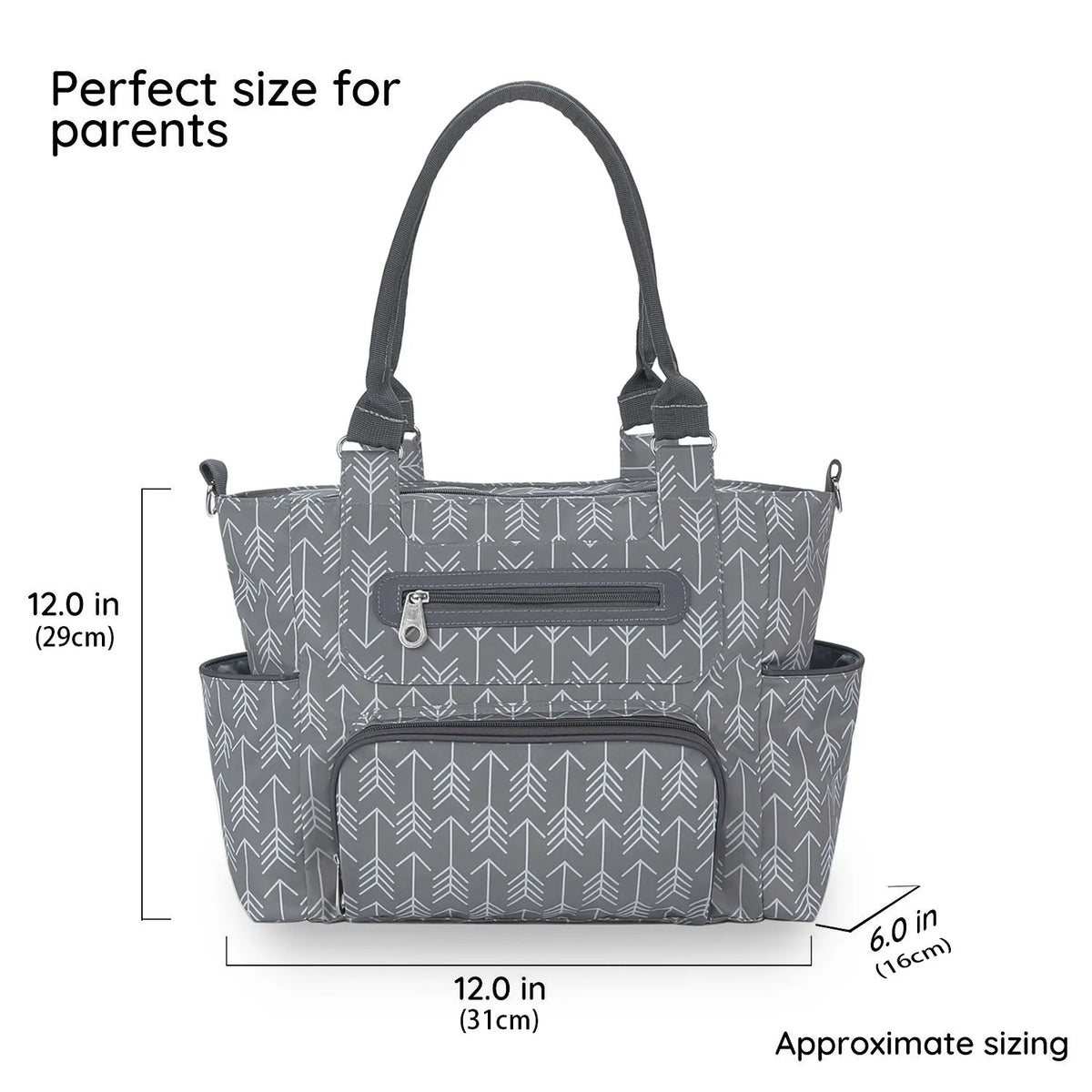 Women Shoulder Bag Travel 7 Pcs/Set Baby Diaper Bags Go Out Large Capacity Newborn Nappy  Bag with Changing Pad Multi-functional