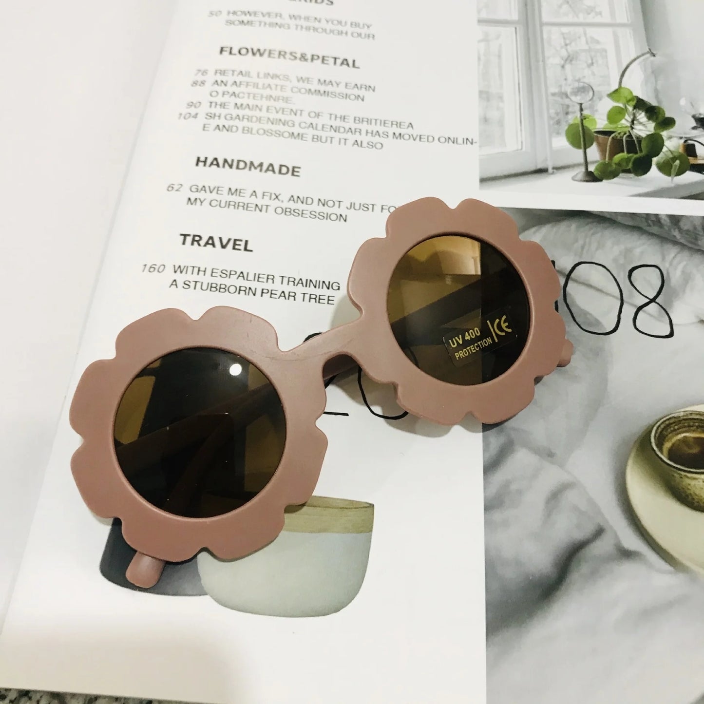 2023 new cute children's frosted glasses color series baby sunglasses