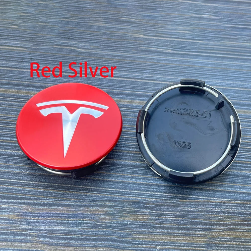 4pcs 56mm Applicable to Tesla original wheel hub cover Model3 Model Y Model S X wheel hub tire center cover logo