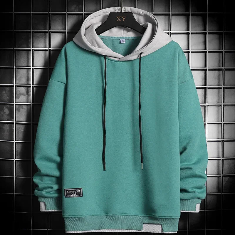 Men Hoodies Harajuku Hip Hop Sweatshirt Casual Oversized Hoodie Men Hooded Pullover Tops 2021 Mens Sportswear Hoodies Clothing