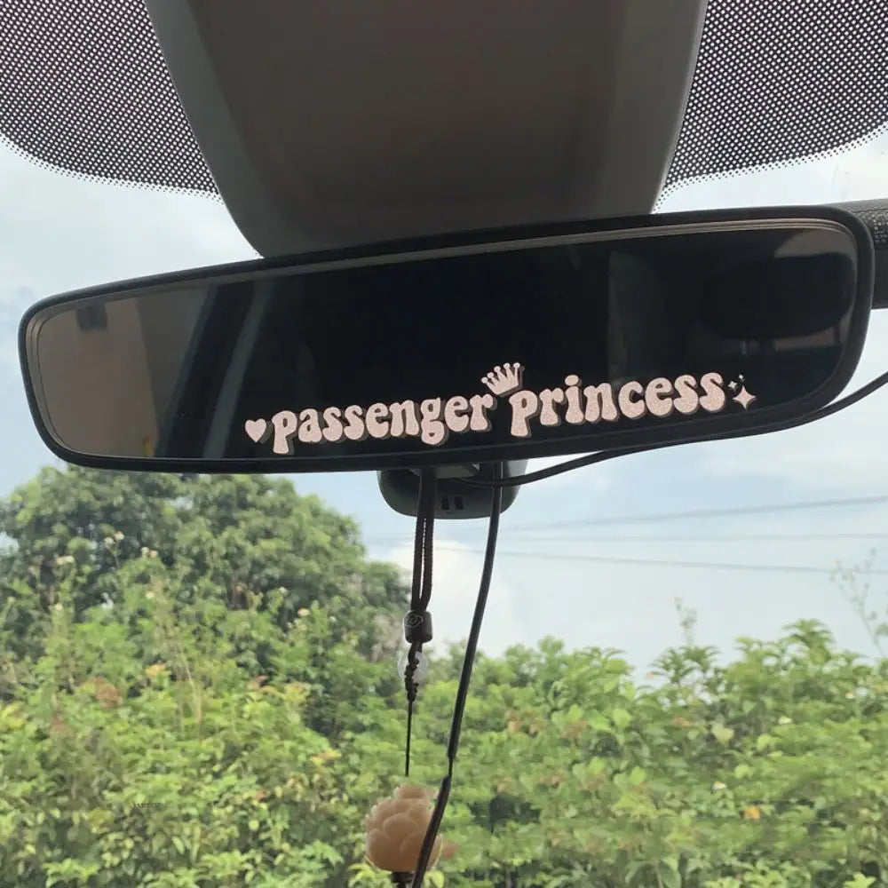 Passenger Princess Passenger Princess Car Stickers Self Adhesive Reflective Passenger Princess Sticker Personality Funny