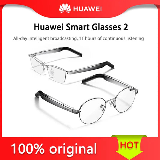 Huawei Smart Glasses 2 All-weather intelligent broadcasting, 11 hours of continuous listening