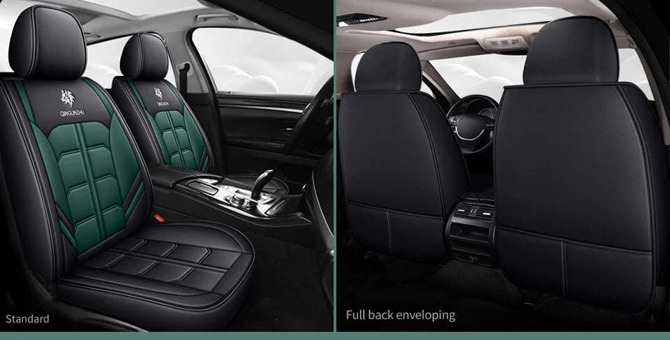 Car Seat Cover For Nissan Qashqai J11 Navara D40 Terrano 2 March X Trail Patrol Versa Kicks Universal Leather Auto Accessories