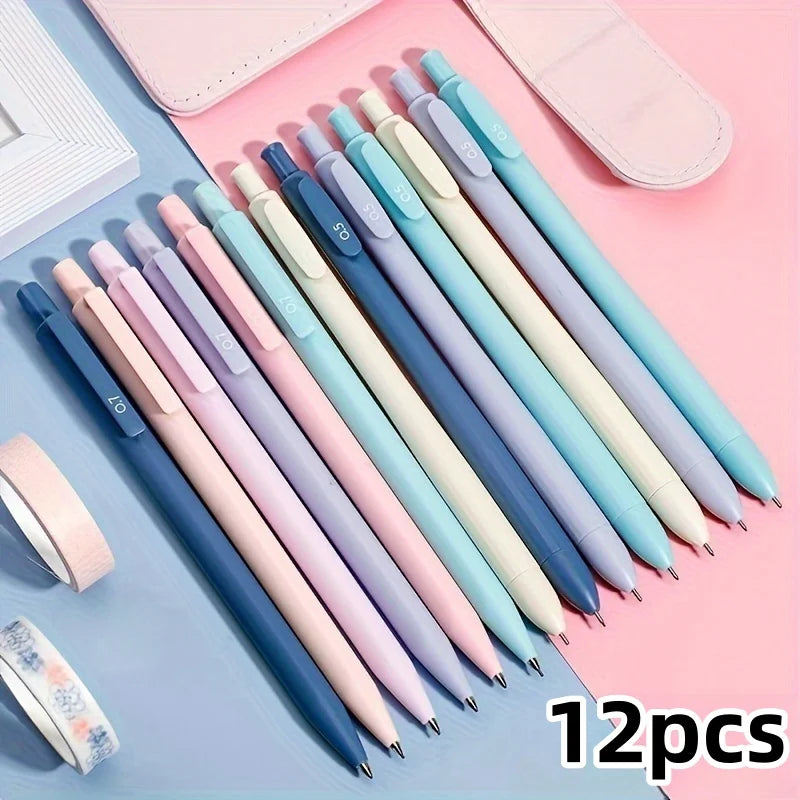 6/12 PCS Pencils for Students Use 0.5/0.7 Simple Triangular Rod Posture Correction Mechanical Pencils