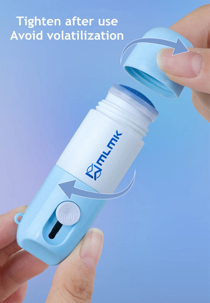 2 In 1 Thermal Paper Correction Solution & Parcel Box Opening Knife Home Office Identity Data Security Protection Liquid Eraser