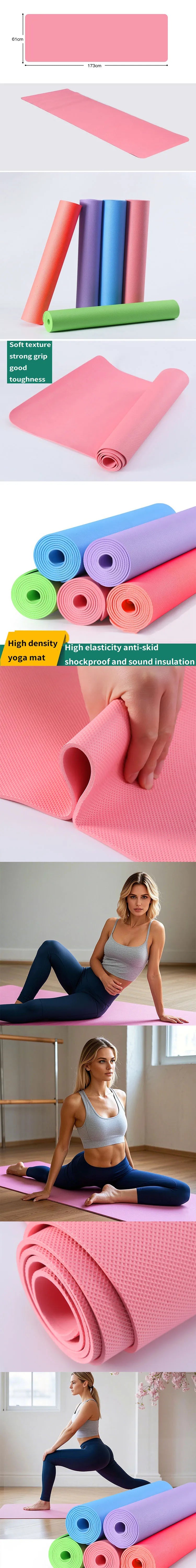 Yoga Mat Thin Gym Mats Flooring Gymnastics Sport Mat Exercise Carpet Pilates Nonslip Yoga Carpet Mat Wide DDYJ06