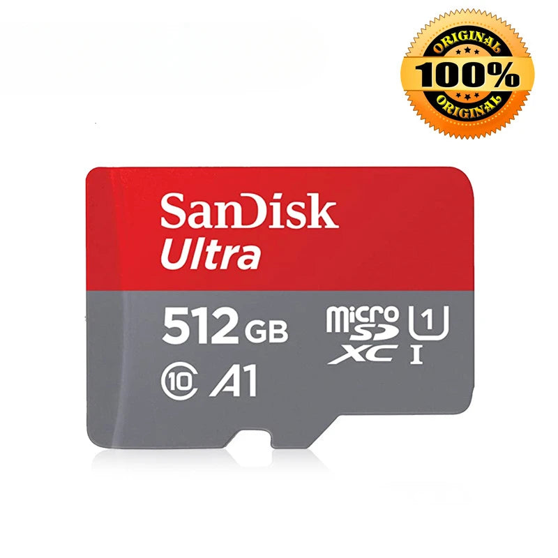 SanDisk Ultra MicroSDXC UHS-I Memory Card C10 Full HD A1 SanDisk MicroSDHC C4  MicroSD Card Trans Flash Card for Android Phone
