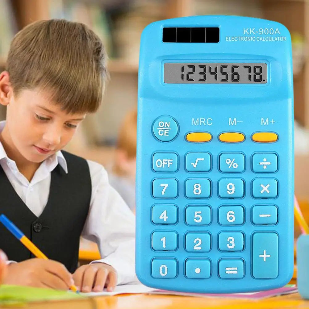 8 Digits Standard Electronic Calculators With Large LCD Display Battery Powered Calculator For Home Office School Financial Tool