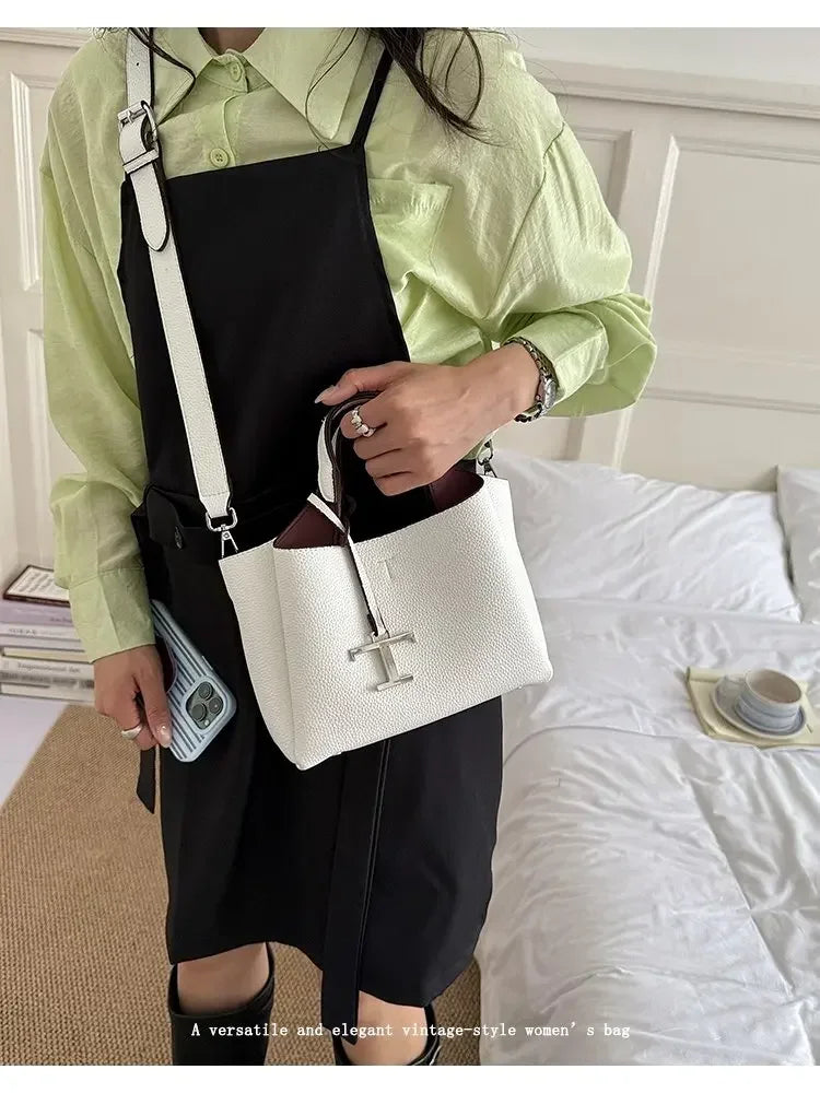 Unique Classic Elegant Diaper Bag: Luxury Crossbody Handbag For Women With Vintage Leather Look And Large Capacity Messenger