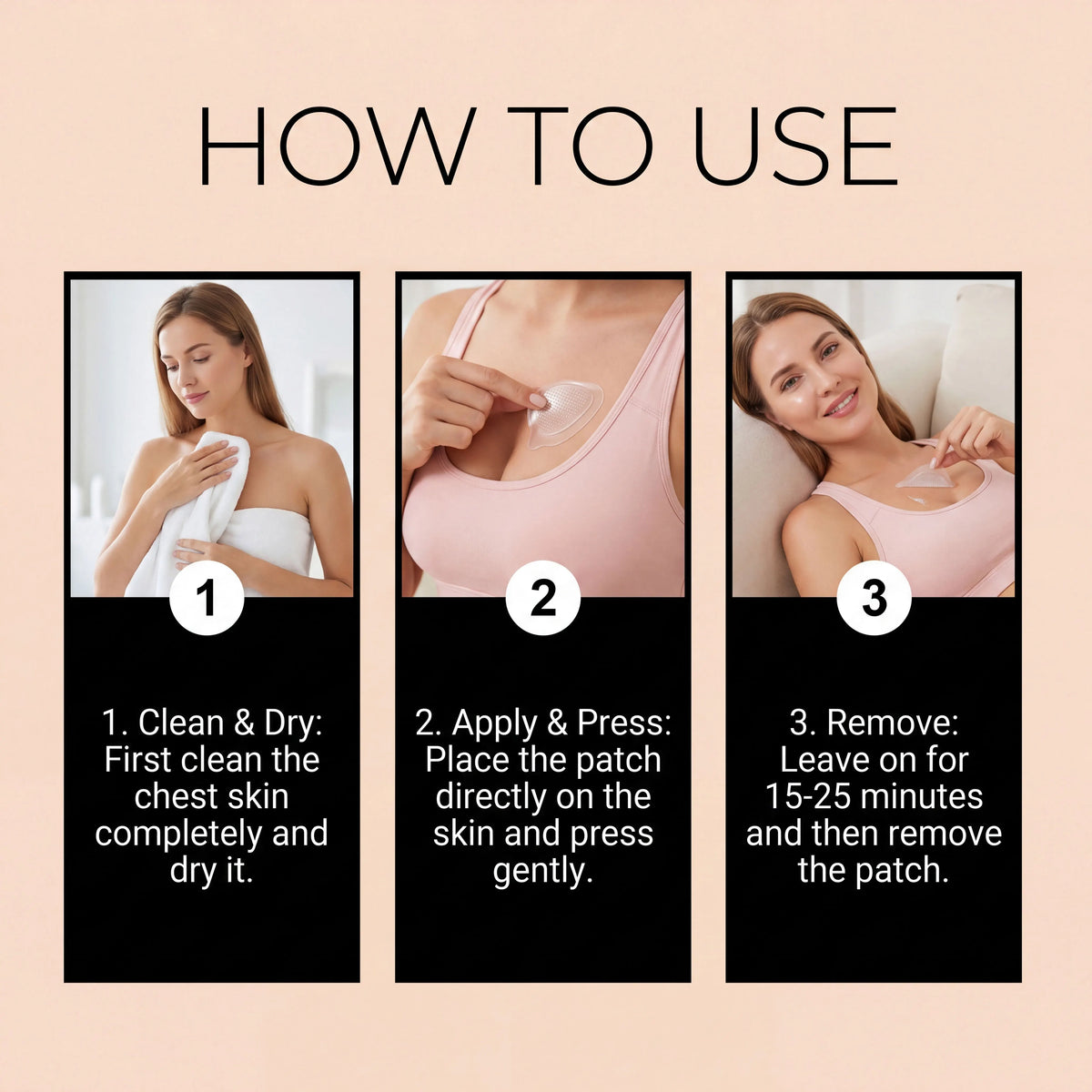 Breast Enhancement Advanced Nano-Microneedle Patch Targeted Skin Nutrition Deep Hydration Increased Skin Elasticity For Women