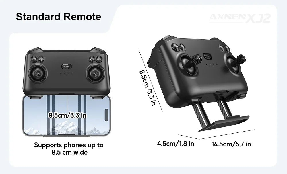 XJ2 Mini Drone 8K HD Camera, Foldable Brushless RC Quadcopter, Remote Control Toy for Kids Teens Beginners Gift Drone