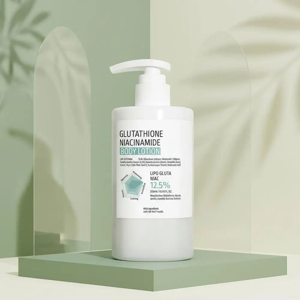 Glutathione Niacinamide Body Lotion 300ml Deep Hydrating Skin Care Rejuvenate Moisturizer Smooth Repair Rough Skin Full Body