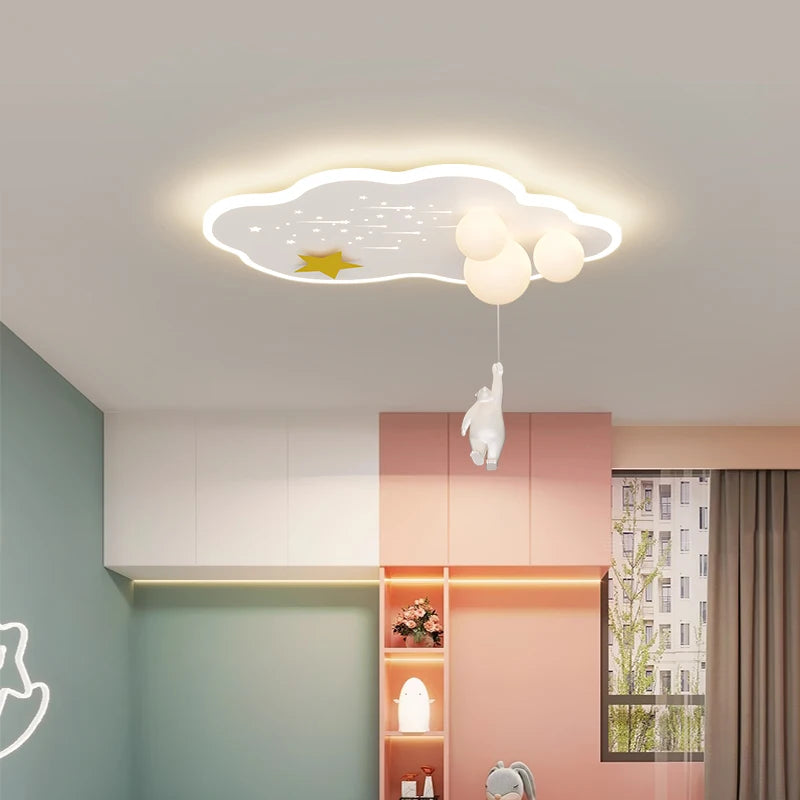 Modern Led Children's Bedroom Ceiling Lights Cloud Airplane Chandelier Boy Girl Room Lamps Home Indoor Decor Lighting Fixtures