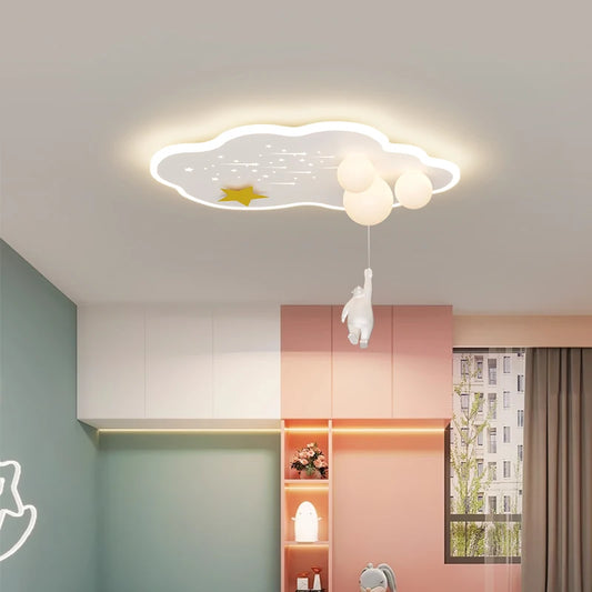 Modern Led Children's Bedroom Ceiling Lights Cloud Airplane Chandelier Boy Girl Room Lamps Home Indoor Decor Lighting Fixtures