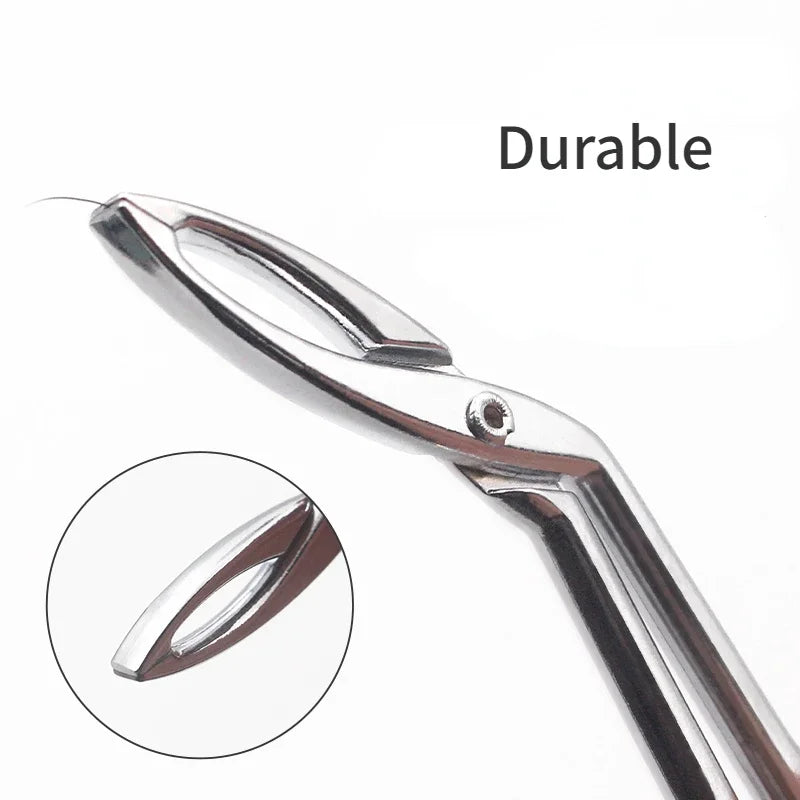 New Elbow Eyebrow Pliers Clip Scissors Tweezers Straight Pointed Stainless Steel Eyebrow Plucking Makeup Beauty Tools