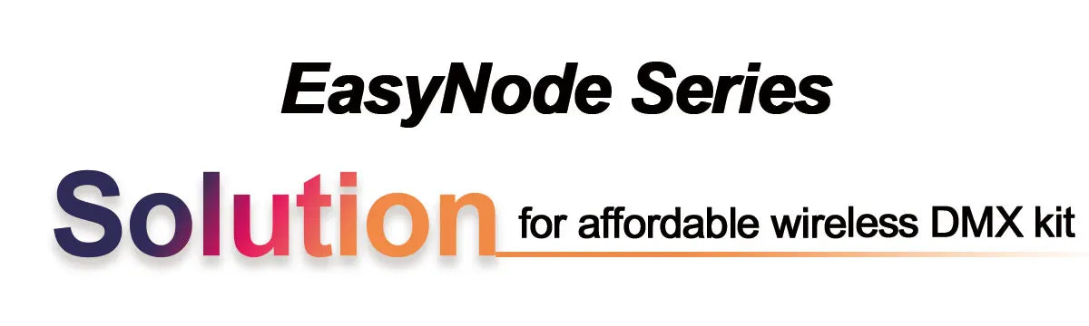 Pknight Upgraded 2.4G Wireless DMX Controller Easynode BLUE with Dual WiFi & Bluetooth Artnet & sACN Transceiver Interface