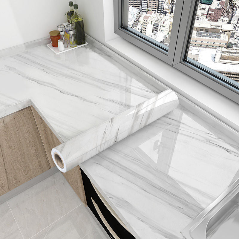 80CM Kitchen Oil-proof Sticker High Temperature Resistance Waterproof Self-adhesive Wall Stickers Wall Decor Kitchen Wallpaper