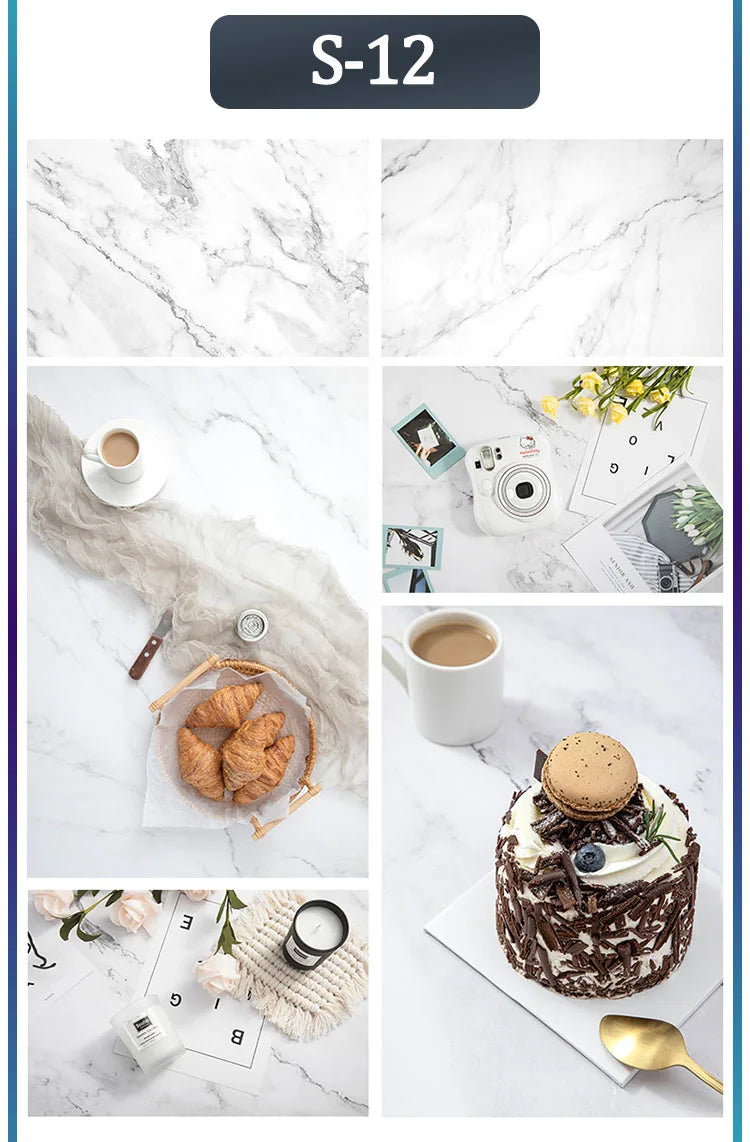 Photo Background for Food Cosmetics Photophones for Photos Art Paper 53X84cm 2Sides Photography Background Backdrops Christmas