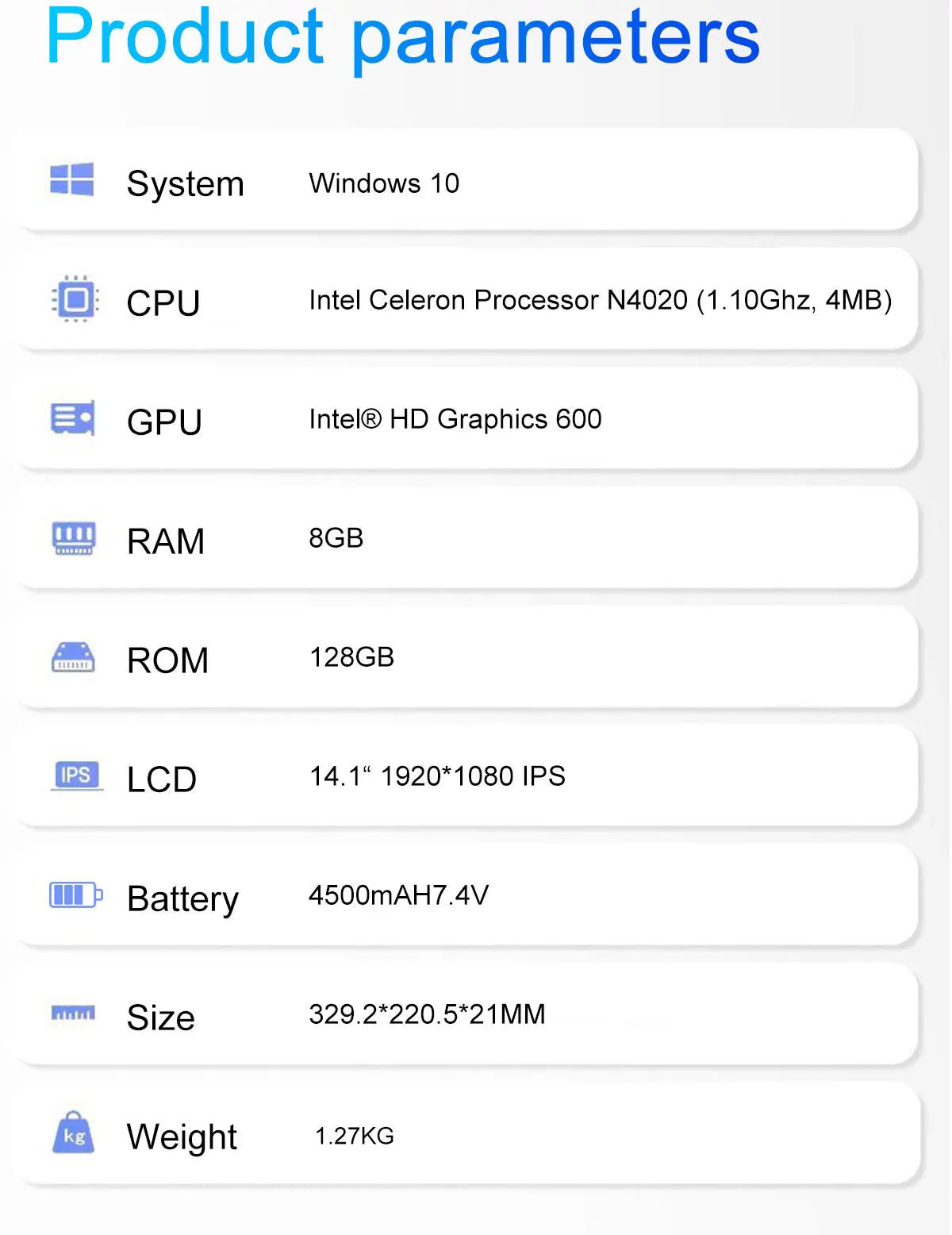 CRELANDER 14 Inch Laptop Intel Celeron N4020 IPS Screen 8GB RAM 128GB SSD Windows 11 Notebook 5G WIFi Mini PC Laptops Computer