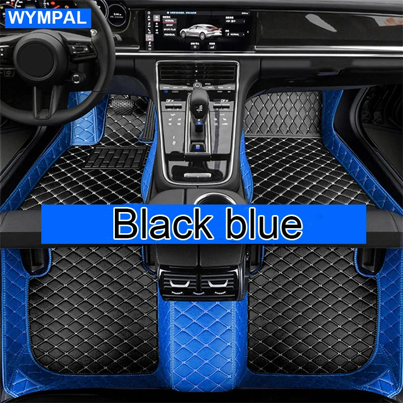 Car Floor Mats For VW Golf 4 MK4 1998 1999 2000 2001 2002 2003 car Accessories Leather Carpets Rugs Foot Pads
