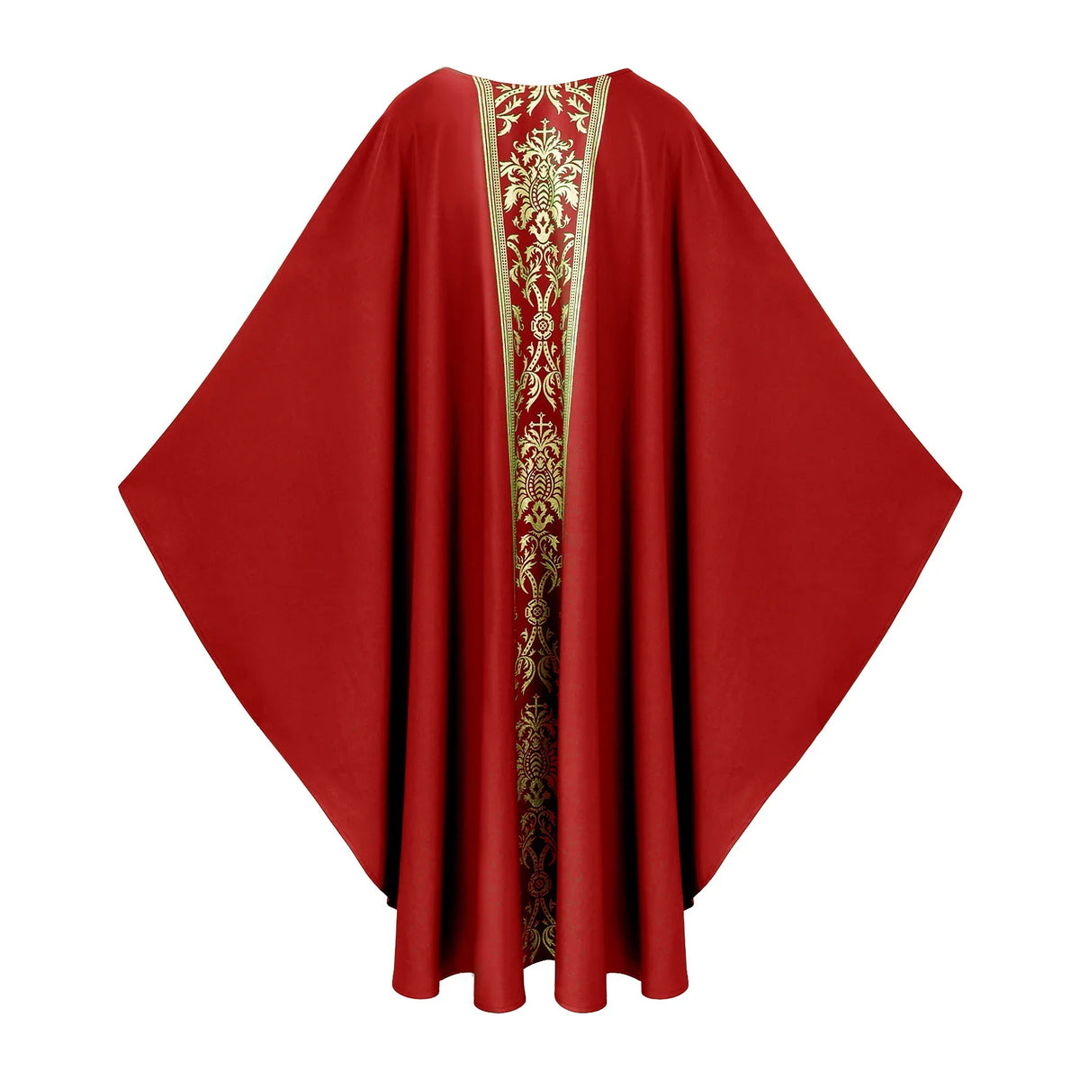 Halloween Priest Religious Robe Cosplay Costume Costume Robe Chasuble Priest Vintage Baggy Robe Gown Cape Party Outfit for Adult