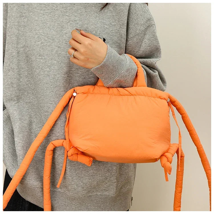 Super Cool Simple Versatile Handbags for Women 2025 Casual Hot Sale Colorful Nylon Small Square Shoulder and Crossbody Bags