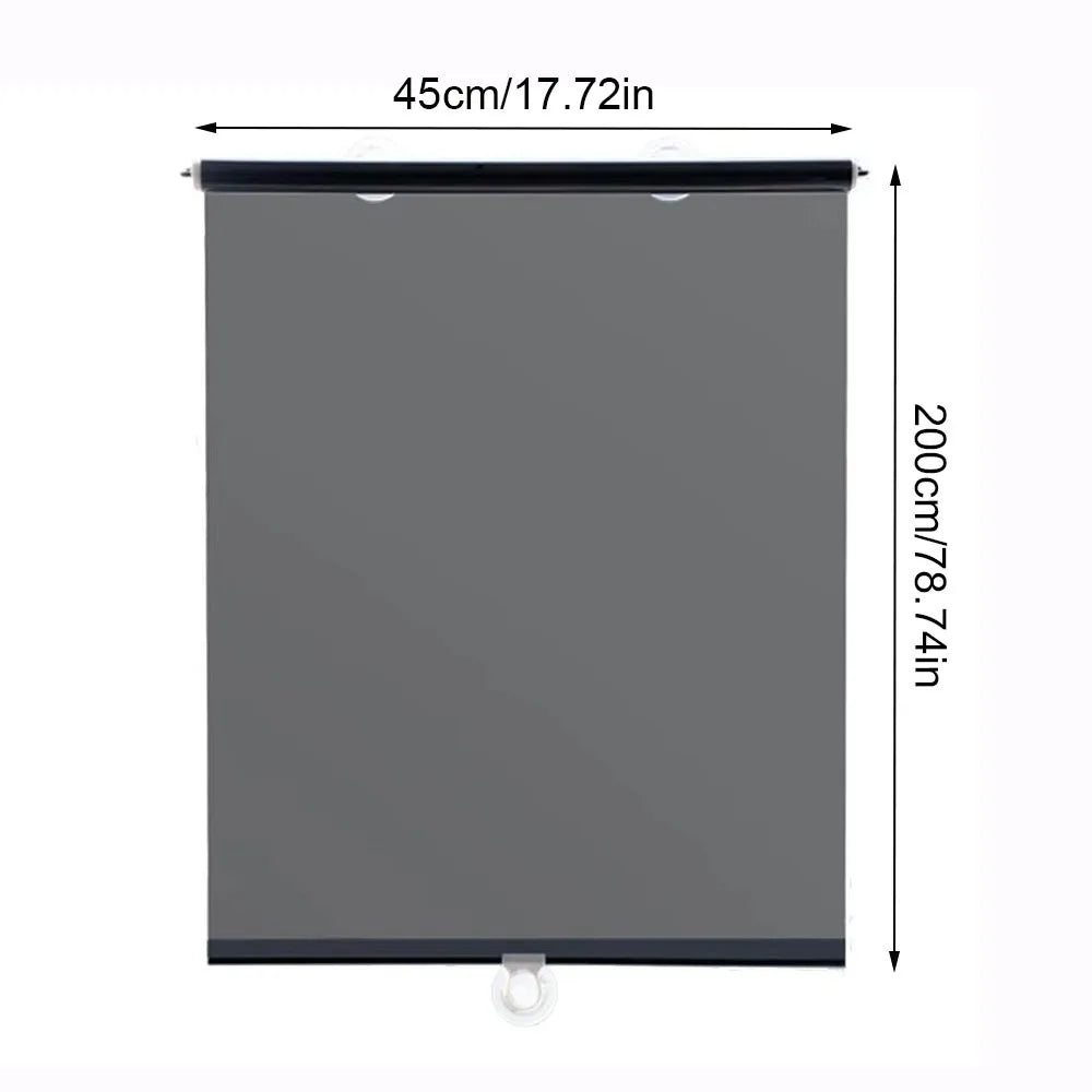 Retractable Front Window Sunshade Telescopic Windshield Anti-UV Sunshade For Truck Passenger Protection High-Definition