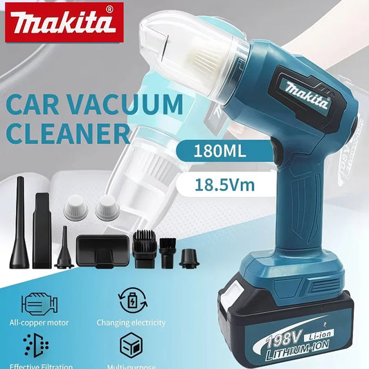 Makita Cordless Mini Car Vacuum Cleaner Multifunction Dust Collect Handheld Rechargeable Power Tools For 18V Battery