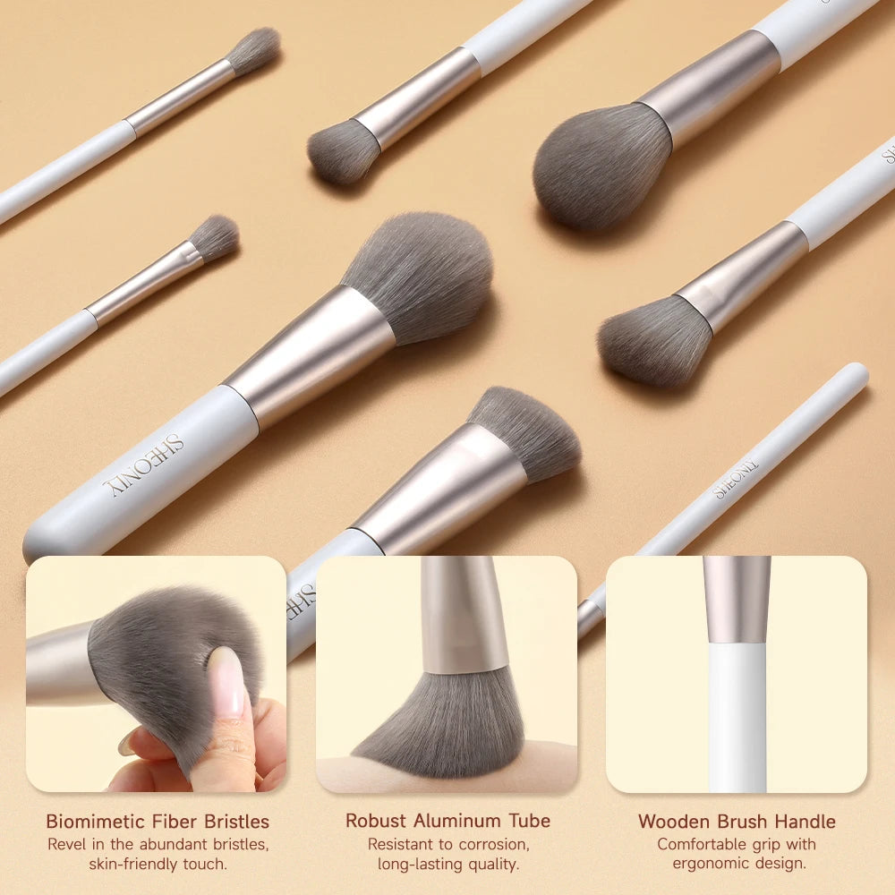 Voltsify Professional Makeup Brush Set 18 Pcs for Foundation Powder Concealers Eye Shadows Blush